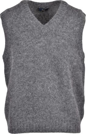 Herno Truien & Vesten, Heren, Grijs, M, Wol, Gilet