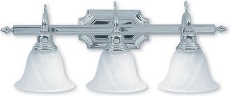 Livex Lighting Livex French Regency 3-Light Polished Chrome Bath-Light