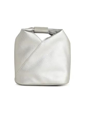 Maison Margiela Japanese Crossbody silberne Lear-Tasche