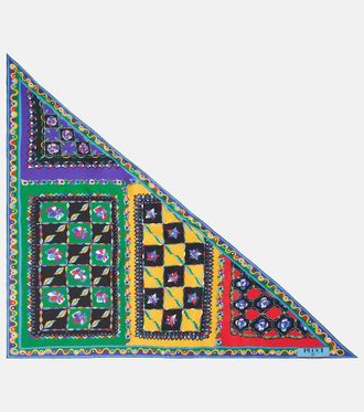 Pucci Festa silk twill scarf