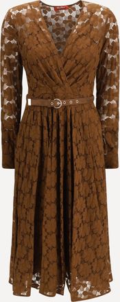 Max Mara Abito midi Agrume in pizzo Woman L