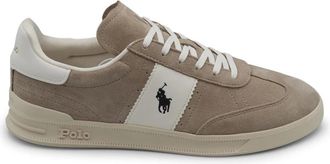 Ralph Lauren Suede Sneakers Aera - Heren - Sneakers - Bruin - 42 EU - Su&egrave;de - Schoenen