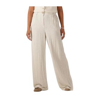 Y.A.S Y.a.s, Dames, Broeken, Beige, Maat: XL Viscose