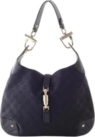 Gucci Pre-owned Shoulder Bags, female, Black, Size: ONE SIZE Pre-owned Jackie Hobo Bag