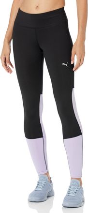 Puma Womens Run Favorite Tights, Puma Black-vivid Violet, S