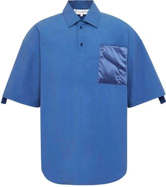 J.W.Anderson Polo con taschino trapuntato - Blu