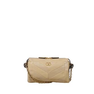 Valentino Garavani Cross Body Bags, female, Beige, ONE SIZE, Small Shoulder Bag Panthea