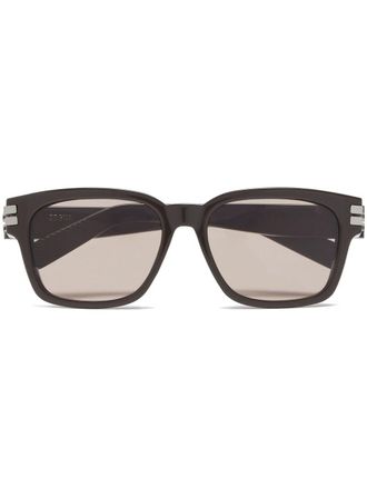 Ermenegildo Zegna Occhiali da sole squadrati - Verde