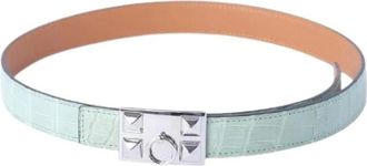 Herm&egrave;s Pre-owned M&eacute;dor Belt - female - Herm&egrave;s Vintage - Vintage Belts - Green - ONE SIZE - Pre-owned