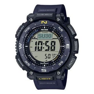 Casio Mens CASIO PRO TREK Series Fashion Stylish Sports Waterproof Solar Powered Blue Watch Mens PRW-3400Y-2PR