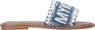 De Siena shoes Schoenen, Dames, Blauw, 38 EU, Leer, Mykonos Slider