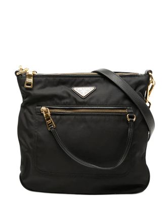 Prada 2013-2025 Tessuto Zip Top crossbody bag - Black
