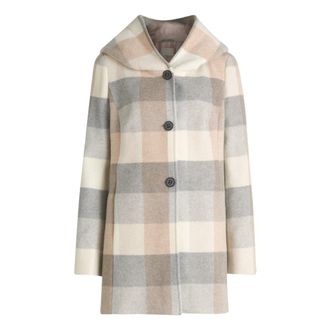 AMBER & JUNE Dames, Mantels, Veelkleurig, Maat: M Leer