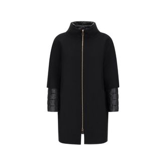 Herno Layered Zip-up Coat