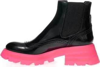Alexander McQueen Luxe Chelsea Laarzen - Dames - Chelseaboots - Zwart - 37 EU - Schoenen