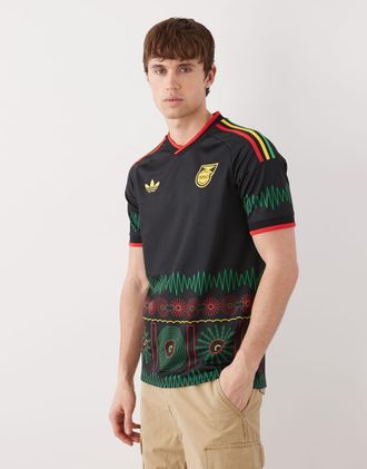 adidas adidas Football - Jamaica World Cup 26 Away - Maglia con stampa nera-Nero