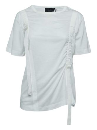 Joseph drawstring-detail cotton T-shirt - Black