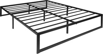 Flash Furniture 14 in Metal Platform Bed Frame - (Queen)