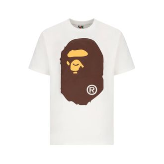 A Bathing Ape Big Ape Head Tee - Tops - Hombre - Blanco - 2XL