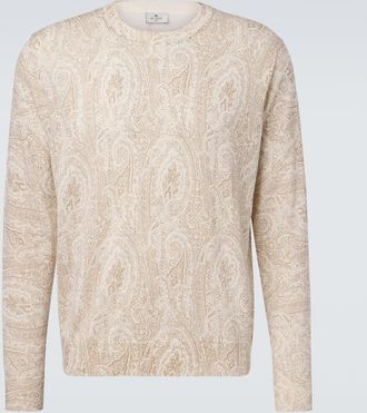 Etro Pullover in cotone e seta