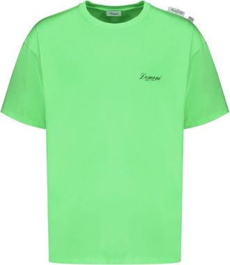 Isabella 1985 Katoenen T-shirt - Heren - T-shirts - Groen - S - Katoen - Tops