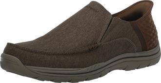 Skechers USA Mens 205167 Moccasin, BRN, 14