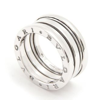 Bulgari White White Gold (18K) Band Ring (Pre-Owned)
