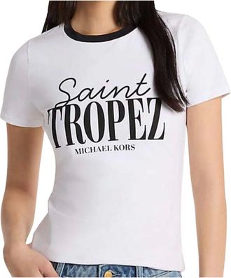 Michael Kors Donna, Top, Bianco, M, new