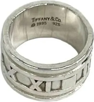 Tiffany & Co. Silver Silver 925 Band Ring (Pre-Owned)