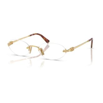 Miu Miu Glasses, unisex, Yellow, 51 MM, Gold Eyewear Frames Sunglasses