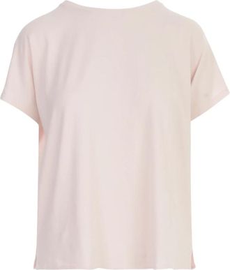 Majestic Filatures Rode Boothals Trui - Dames - T-shirts - Beige - XL - Tops