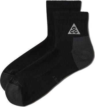 Nike Unisex Nike ACG Everyday Elevated Ankle Socks (1 Pair) in Black | IH8648-010