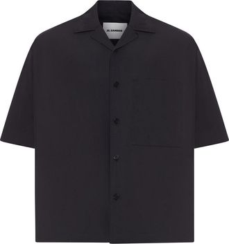Jil Sander Oversized Cotton Poplin Shirt