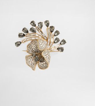 Dolce & Gabbana Flower Brooch - Man Bijoux Gold Metal Onesize