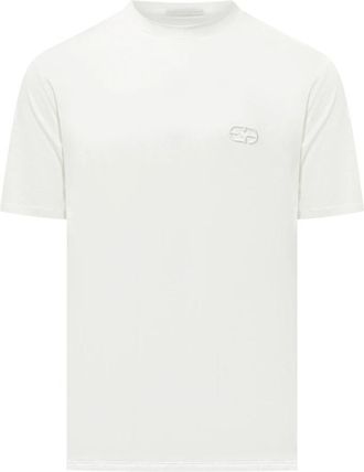 Emporio Armani Stretch Jersey T-shirt - Heren - T-shirts - Wit - L - Tops