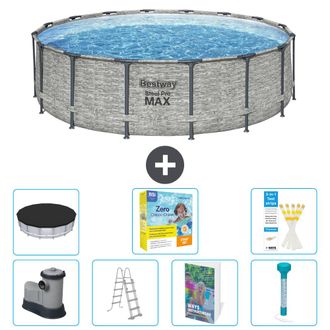 Bestway Piscina Bestway Steel Pro Max Redonda - 488x122 Cm - 8-piezas S532