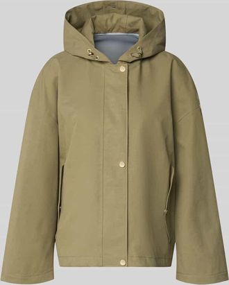 G-Lab Jacke mit Kapuze und versiegelten N&auml;hten Modell ELLE in Oliv, Gr&ouml;&szlig;e L