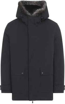 Yves Salomon Parka Jas - Heren - Mantels - Zwart - Maat: M Katoen