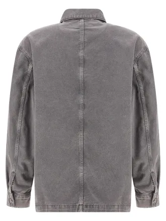 Christophe Lemaire Workwear Denim Overshirt - Grey