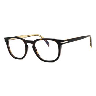 David Beckham Square Full Rim Tortoiseshell Eyeglasses - Brown