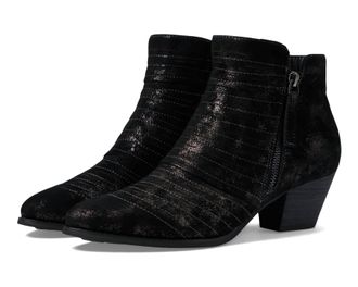 David Tate Womens Bellview Ankle Boots In Black Antique Suede