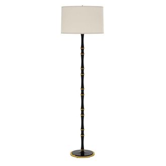 Ballard Designs Iris Floor Lamp - Black/Brass - Ballard Designs