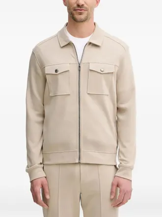 Joop zip-up sweatshirt - Neutrals