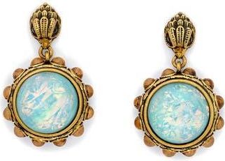 Kurt Geiger Eagle Motif Resin Stone Drop Earrings in Blue at Nordstrom Rack