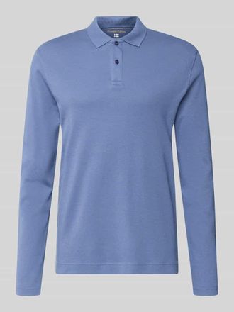 Christian Berg Regular Fit Poloshirt aus reiner Baumwolle in Jeansblau, Gr&ouml;&szlig;e 3XL
