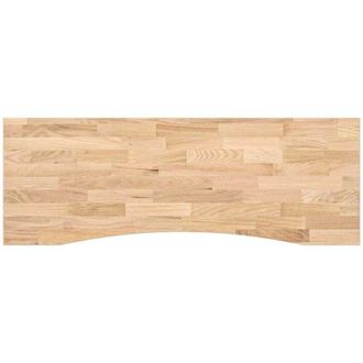 vidaXL Vidaxl - Tablero Escritorio Rectangular Madera Maciza Roble Sin Tratar