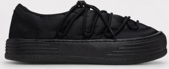 Palm Angels Mens Snow Puffed Sneakers Black