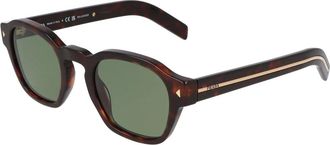 Prada Moderne Onregelmatige Zonnebril - unisex - Zonnebrillen - Bruin - 49 MM - Accessoires