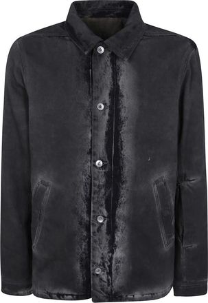 Rick Owens Jassen, Heren, Zwart, L, Denim, Denim Jassen