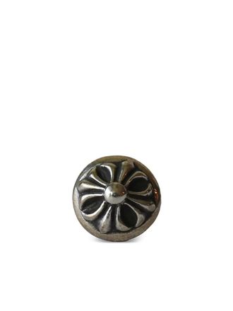 Chrome Hearts flower-embellishment earring - men - Metal - One Size - Silver